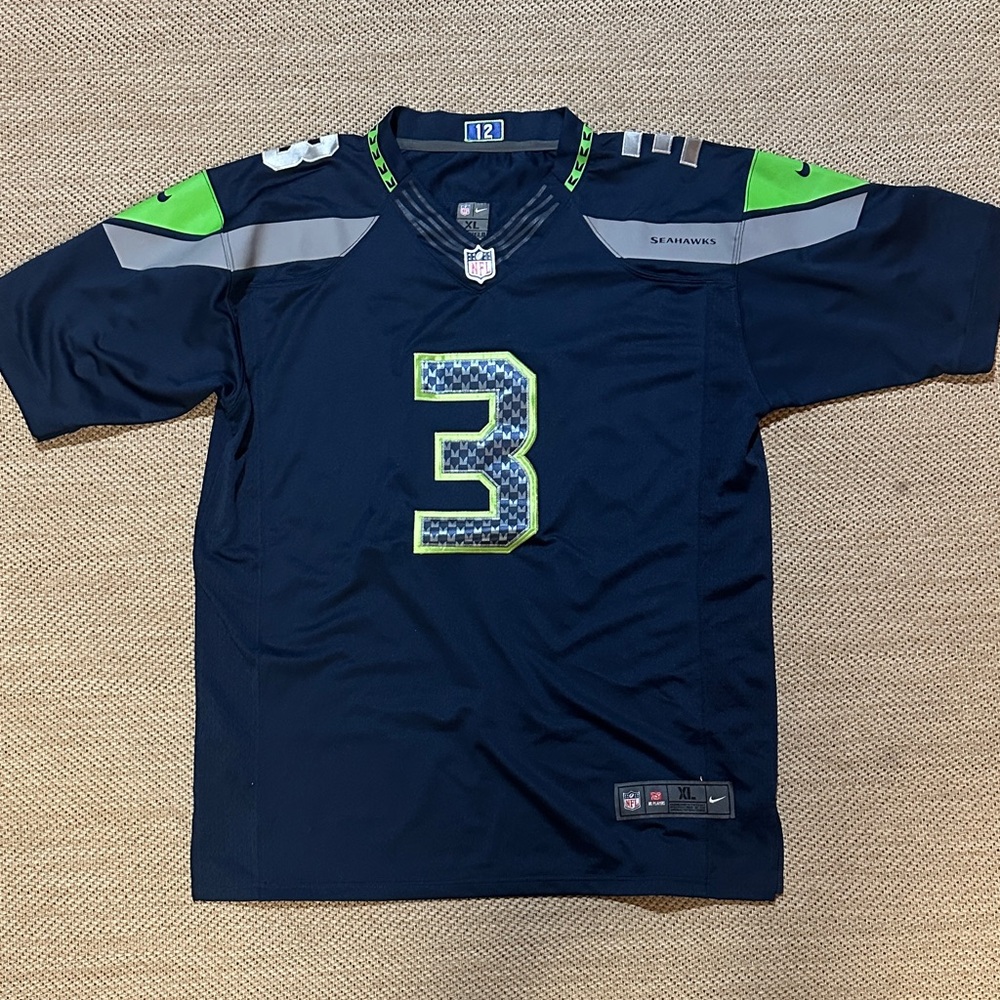 Men's Russell Wilson Seahawks Jersey